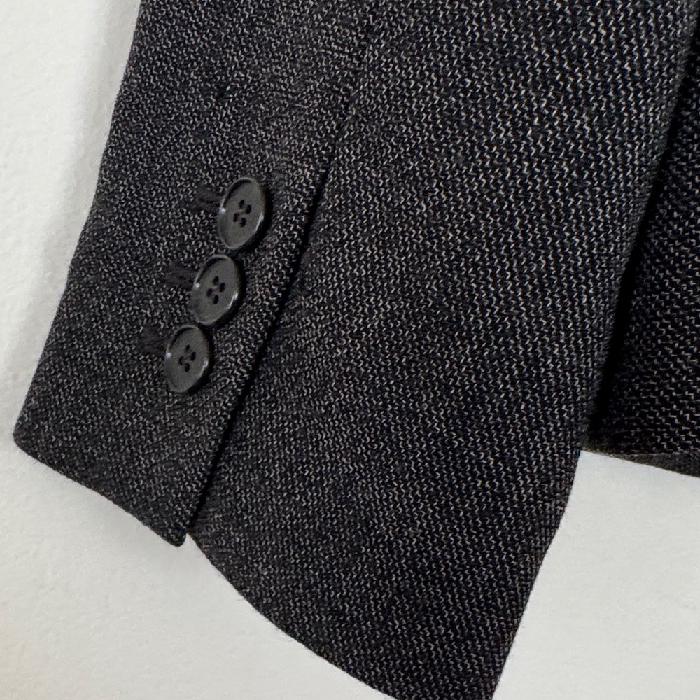LOFT Charcoal 100 % Wool Blazer Jacket for Women - Picture 7 of 10